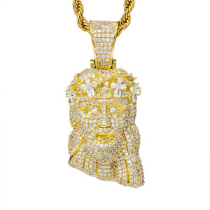 Colgante de Moissanita con Retrato Facial, Medallón Personalizado con Foto, Plata de Ley 925, VVS, Estilo Hip Hop, Brillante, Certificado GRA, Pasa Prueba de Diamante - Product Image 5