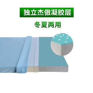 แผ่นรองนอนเพื่อสุขภาพ Sleep Science ขนาด 90x190 ซม. 150x190 ซม. 180x200 ซม. ทำจากยางพาราและเจลเย็น ช่วยรองรับกระดูกและเมมโมรี่โฟม - Product Image 2