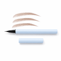 Delineador de Ojos Líquido Vegano de Punta Fina, Resistente al Agua, de Larga Duración y Secado Rápido, Efecto Microblading, Profesional, para Salón de Belleza, Superventas