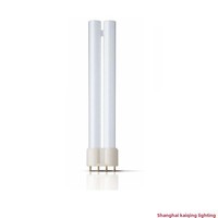 Lampe UV Philips Actinic BL PL-L 36W/10/4P - Culot 2G11, Sortie UVA 8,5W, Lumière Noire pour Destructeurs d'Insectes, UV-B Faible et Sûr
