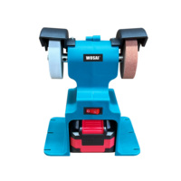 Amoladora de Banco Inalámbrica WOSAI, 20V, Iones de Litio, Recargable, Eléctrica, 200W, Velocidad Variable, Herramienta de Pulido, Disco de 700MM, Gestión de Polvo