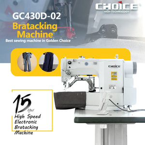 Machine à coudre industrielle électronique à grande vitesse GC430D-02 avec moteur pour points de surjet sur tissus lourds et vêtements - Product Image 6