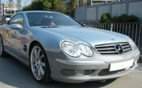 AMG Bodykit für Mercedes-Benz R230 SL500 – Hochwertiges GFK AMG Karosserie-Kit für Klassische Auto-Teile: Frontstoßstange, Heckstoßstange, Seitenschweller