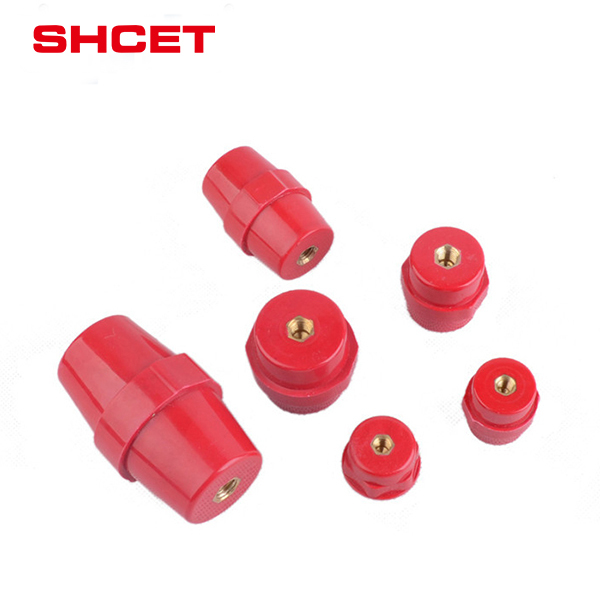 Factory High Strength Low Voltage Copper Busbar Standoff Insulator with Screws SM-25 SM-30 SM-35 SM-40 SM-51 SM-76 From SHCET