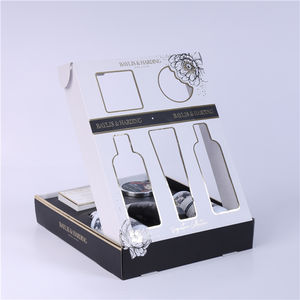 Boîte-cadeau de présentation en papier ondulé estampage à chaud pliable personnalisé intérieur rigide avec des matériaux recyclés pour l'utilisation de bougies - Product Image 5