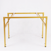 Pieds de table pliants en métal, cadre de table pliable robuste, pied de table personnalisé