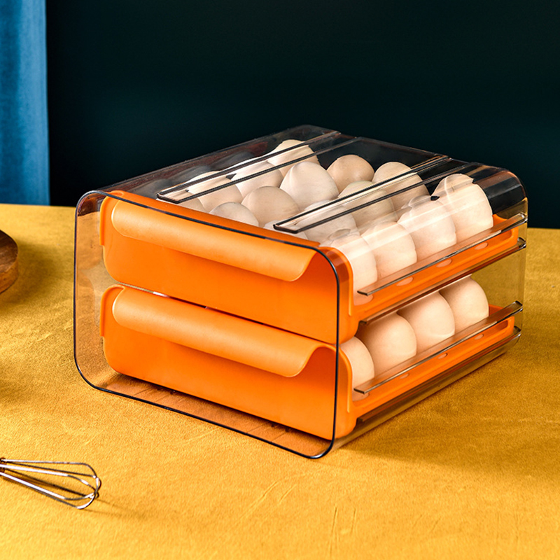 Transparente Eierbox Aus Kunststoff – Für 10 Eier, Stapelbar, BPA-frei, 27,5x13x6,8 Cm – Für Kühlschrank, Gefrierschrank & Speisekammer