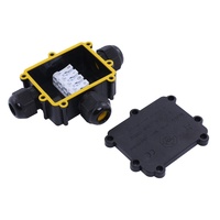 T Type En Plastique 3 Voies IP68 Boîtier Types de Boîte de Jonction Électrique Souterraine Étanche