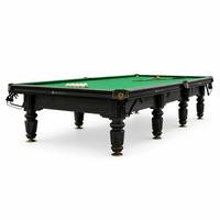 Mesa de Billar Rusa Certificada ISO de 12 pies con Estructura de Madera Sólida, Pizarra de Grado Competitivo, Personalización OEM/ODM para Clubes y Hoteles