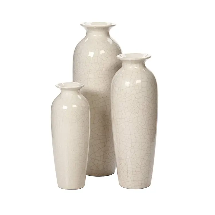 Craquelé Ivoire Vases En Céramique