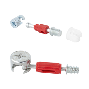 Conectores Metálicos para Muebles, Pernos de Unión, Soportes para Estantes, Conectores Ocultos Tipo Camlock, Fácil Montaje de Gabinetes - Product Image 1