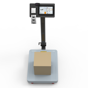 Balance de pesage LCD avec système <span class=keywords><strong>Android</strong></span> intelligent IA de 7 pouces, unités en kg, impression d'étiquettes avec code QR clignotant, traçabilité, balance de table OEM ODM - Product Image 4