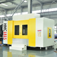 Centre d'usinage horizontal avec une précision de positionnement répétée de 0,005 mm, fraiseuse pneumatique et fraiseuse CNC