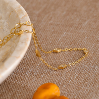 Pulsera de Cadena de Acero Inoxidable XY 1011 con Circonita Cúbica para Mujer, Joyería de Muñeca Delicada, Estética y Chic para el Verano