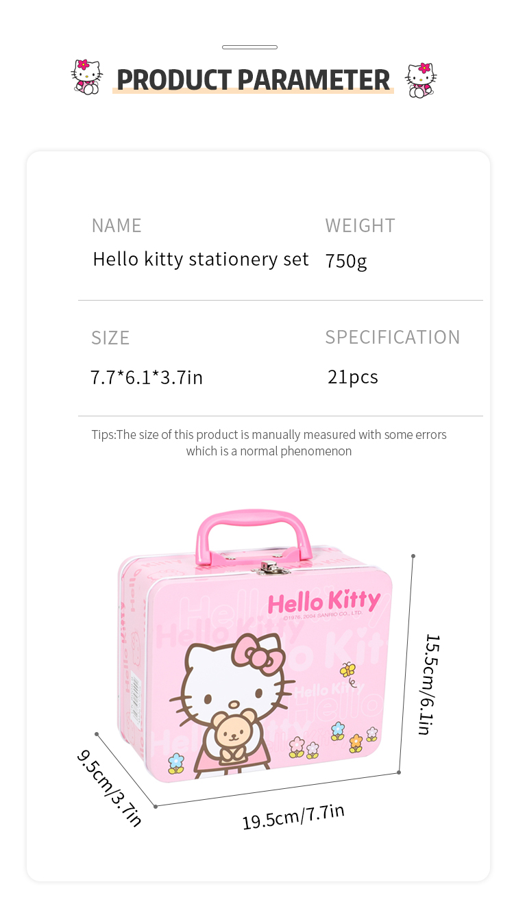 Règle à crayon dessin animé Kawaii, 36 pièces, papeterie, vente en gros, aiguiseur avec gomme, 21 pièces, cadeau pour enfants, garçons et filles