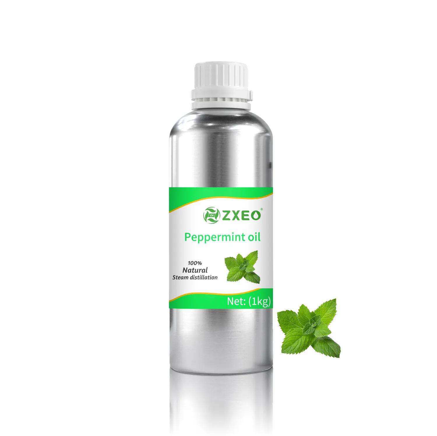 Aroma yang baik kualitas tinggi tanaman murni diekstrak 100% pemasok minyak esensial Peppermint alami murni di Tiongkok