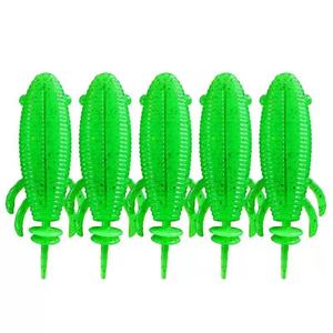 <strong>Twin</strong> Tail Silicone Soft Swim Bait Topwater Lure for Marlin <strong>Pike</strong> &amp; Cod-Ice Fishing Use 8cm with Hooks - Product Image 2