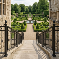 Système de balustrade de balcon moderne en aluminium, main courante de sécurité thermolaquée, garde-corps extérieur pour maison et villa, taille personnalisée