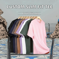 Camiseta de Hombre al por Mayor, Nueva, de Moda, 240g, Algodón de Alta Calidad, Talla Grande, con Logotipo Serigrafiado y Patrón