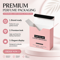 Caja de Perfume de Doble Ranura, Diseño en V, Impresión Personalizada, Empaque de Fragancia de Lujo, Venta al Por Mayor OEM
