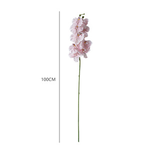 Orquídeas de Alta Calidad, 9 Cabezas, Artificiales, Color Rosa <span class=keywords><strong>Lila</strong></span>, Tacto Real, Flores de <span class=keywords><strong>Orquídea</strong></span> Phalaenopsis para Decoración de Bodas <span class=keywords><strong>y</strong></span> Hogar - Product Image 6