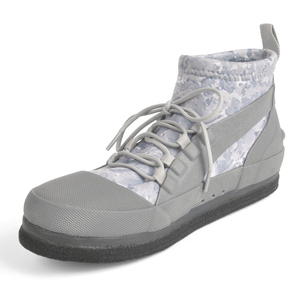 <span class=keywords><strong>Scarpe</strong></span> da Pesca Antiscivolo Impermeabili in Neoprene per Roccia e Barriera Corallina, con Suola in Feltro e Chiodi in Acciaio, Camouflage Grigio - Product Image 5