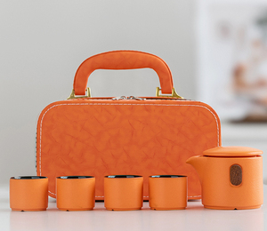 ชุดน้ำชาโปรโมชั่นธุรกิจซินรุนจิน ชุดของขวัญพร้อมโลโก้แบรนด์สั่งทำ ชุดเซ็ตขายส่งจำนวนมาก เซรามิกเป็นมิตรกับสิ่งแวดล้อม คุณภาพสูง รับผลิตแบบ OEM ODM - Product Image 3