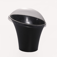 투명 식품 안전 친환경 일회용 110ml 투명 아이스크림 플라스틱 디저트 컵 (뚜껑 포함)