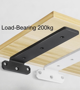 ไม้แขวนชั้นวางของตกแต่งซ่อนที่มองไม่เห็น L ชั้นวางของชั้นลอยสนับสนุนวงเล็บ - Product Image 4