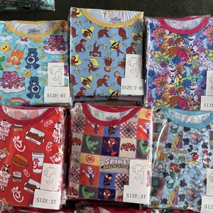 متوفر في المصنع: بيجامات أطفال من الخيزران للأولاد، صندوق مفاجآت، حزمة مفاجآت من بيجامات الخيزران - Product Image 5