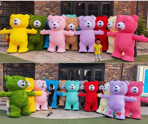 زي تنكري تنكري كبير قابل للنفخ باللون الأصفر من الشركة المصنعة في الصين للحفلات - Product Image 5