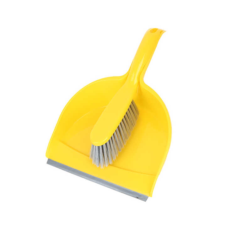 Mini Plastic Cleaning Tools Onehanded Dustpan And Brush Set With