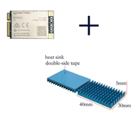 Module sans fil Quectel EP06-E MINIPCIE LTE 4G Cat6 EP06ELA-512 avec accessoires + dissipateur thermique, PAS EM160R-GL EM12-G EM060K-GL