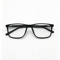 Montures de lunettes carrées vintage à monture complète, lunettes optiques classiques