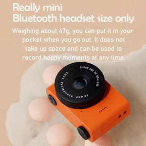 Green Leather Texture Retro Kids Digital <b>Camera</b> Simulated Aspherical Lens Compact Pocket Student <b>Mini</b> Sport <b>Camera</b> Support Photo - Product Image 2