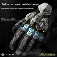Gants tactiques unisexes d'été pour moto et vélo, compatibles écran tactile, résistants à l'usure, avec exosquelette, en microfibre, pour activités extérieures