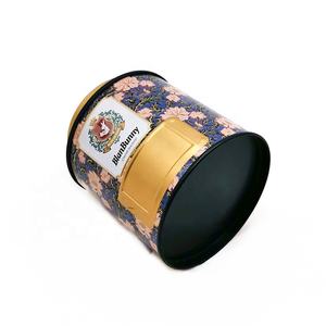 주문 음식 급료 빈 향신료 차 포장 금속 상자 레버 뚜껑 - Product Image 4