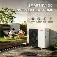 Sistema Monobloque Integral de Bomba de Calor Aire-Agua Inverter R32 de 6.5kW 220V 380V con Tanque Hidrónico y Ventilador Ultrafino Metálico - Compra Única