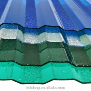 Poliarbonato teja/painéis de teto plano de policarbonato/desconto folha de teto enrolado