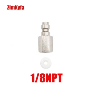 Raccord rapide CO2 8 mm en acier inoxydable argenté léger pour tuyau de charge d'air, coupleur de déconnexion, accessoires et pièces pour outils pneumatiques - Product Image 6