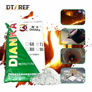 Cemento Refractario de Alta Temperatura DK71 DK80, Cemento de Aluminato de Calcio - Product Image 2