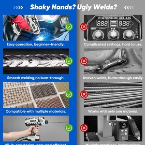 Saker Handheld Arc Welder 120A AC DC Single Phase Portable Welding Machine for Repair and Industrial Use - Product Image 2