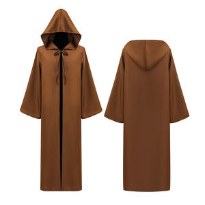 Halloween <span class=keywords><strong>Star</strong></span> <span class=keywords><strong>Wars</strong></span> Cosplay Costume Anakin Jedi Cape Robe Polyester Unisexe Adulte Stock pour Echo Personnage TV & Film Inspiré - Product Image 2
