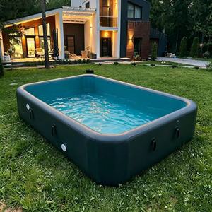 Piscina Inflable <span class=keywords><strong>Rectangular</strong></span> de Alta Calidad, Piscina Resistente, Instalación de Lujo para Ocio al Aire Libre - Product Image 1