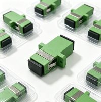 Adaptateur de fibre optique simple mode SC-SC FTTH en ABS avec oreilles de fixation