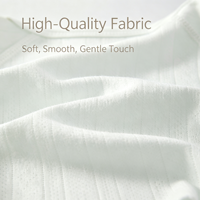 Combinaison pour bébé en coton 100% jacquard côtelé à manches longues avec fermeture à boutons sur le devant, applique ours mignon, combinaison pour bébé pour un usage quotidien
