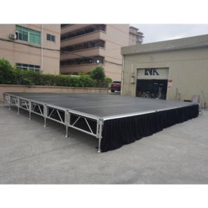 Plataforma de escenario interior ajustable en altura, escenario de aluminio para eventos - Product Image 5