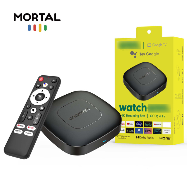 Manufacturer Mortal N1 Smart Android14 TV Box Global Version Streaming Media AllwinnerH313 Wifi6 4K Voice Assistant