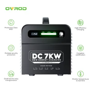 Fast Electric Car Ev Charger Charging Station 7KW Portable DC Charger For Electric Car GB/T On The Road