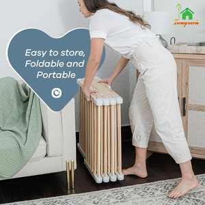 Moderno Montessori Playard sicuro pieghevole portatile legno e plastica box per il bambino <span class=keywords><strong>del</strong></span> bambino per <span class=keywords><strong>la</strong></span> camera da letto soggiorno certificato CPC - Product Image 3